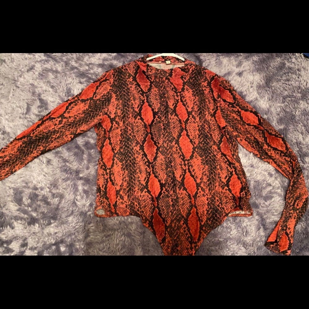 Animal Print Crew Neck Tee